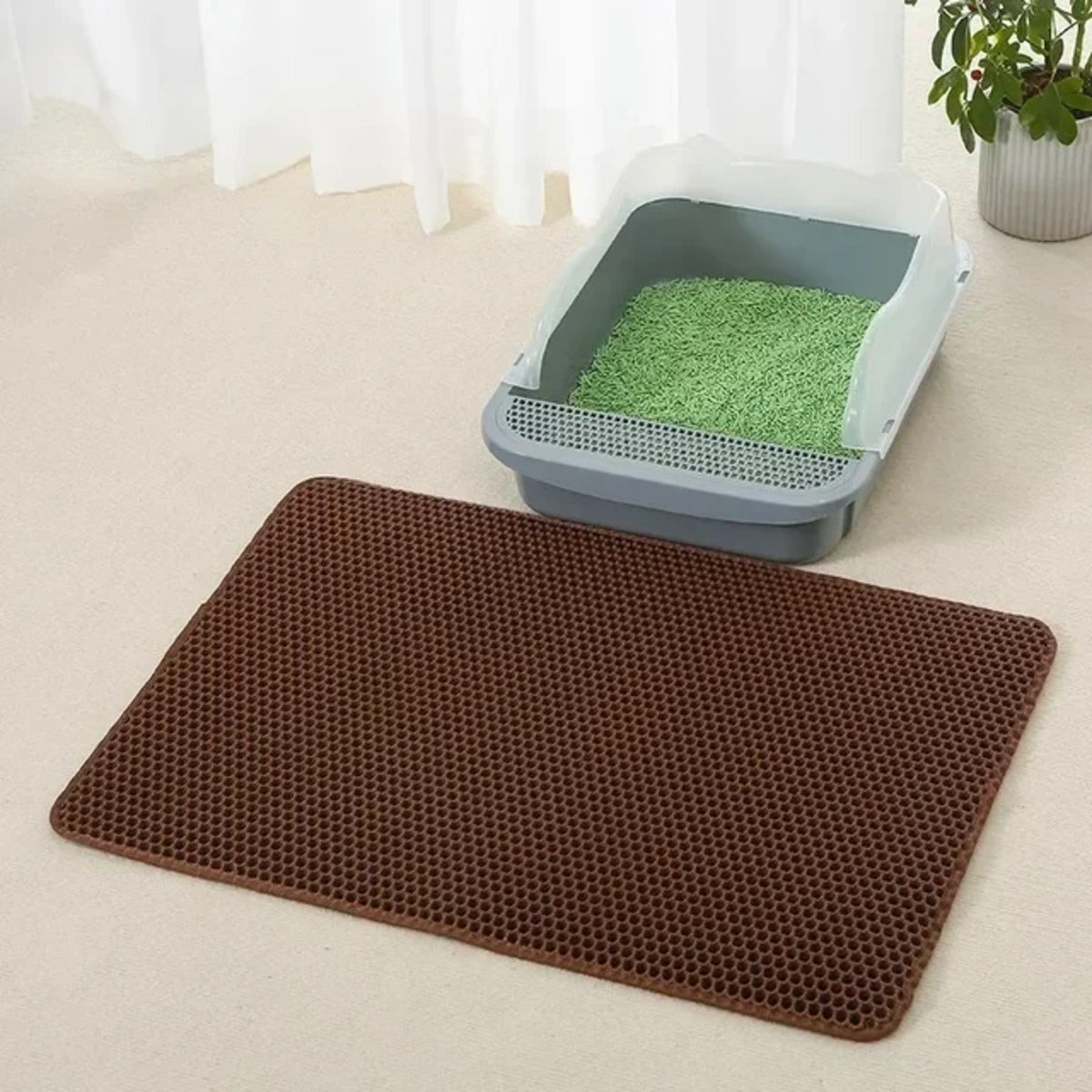 Double-Layer Waterproof Cat Litter Mat