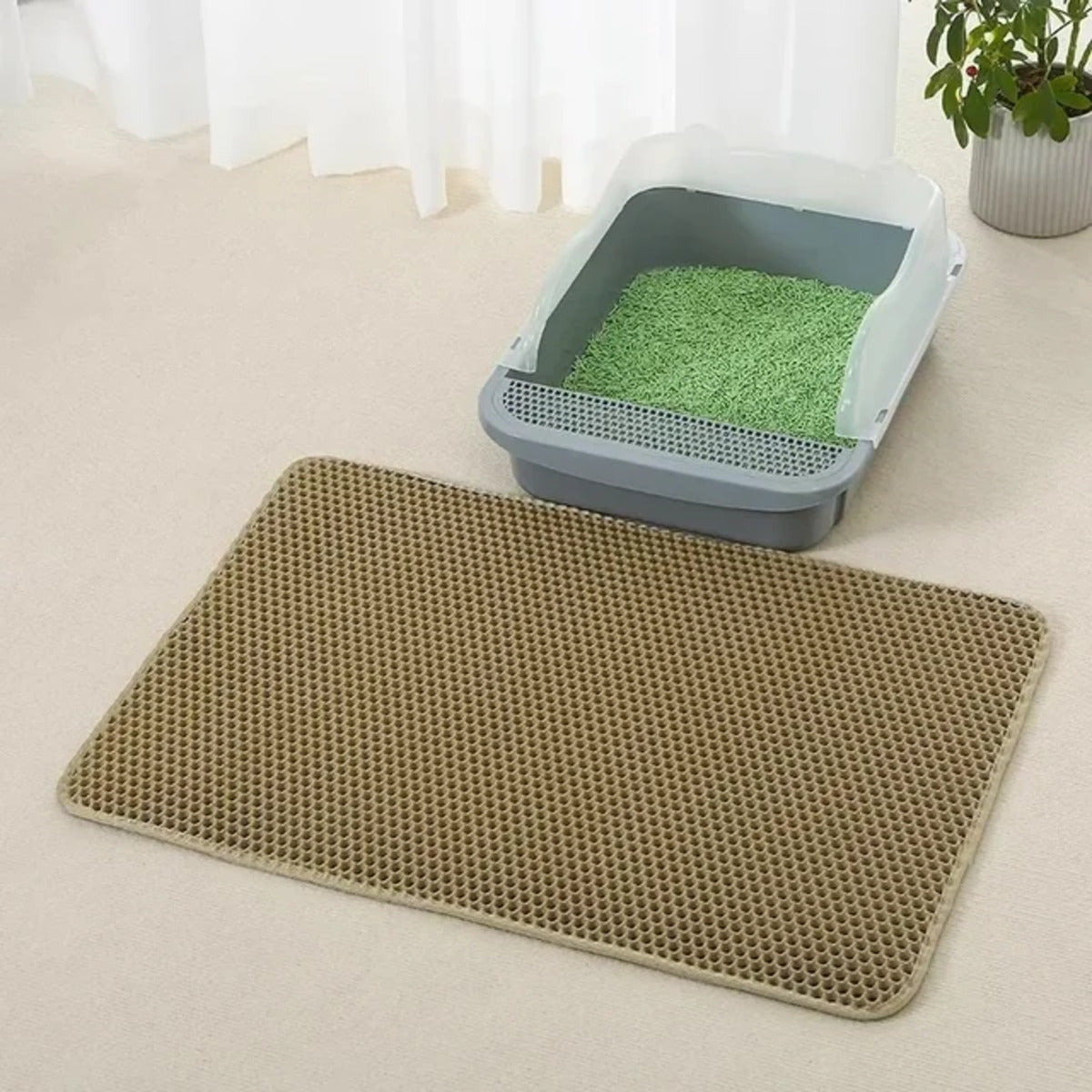 Double-Layer Waterproof Cat Litter Mat