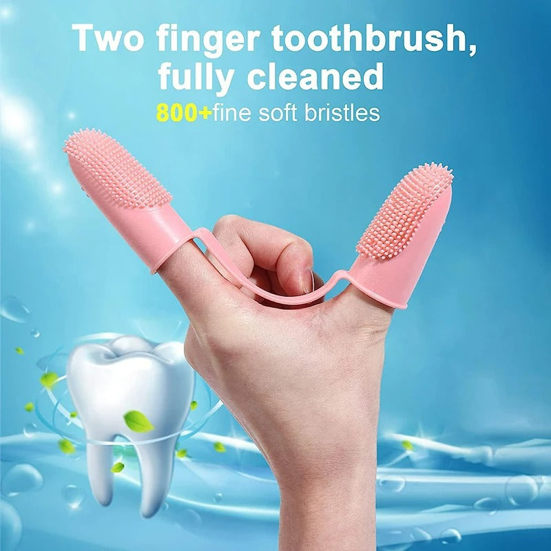 Flexible Finger Toothbrush for Pets