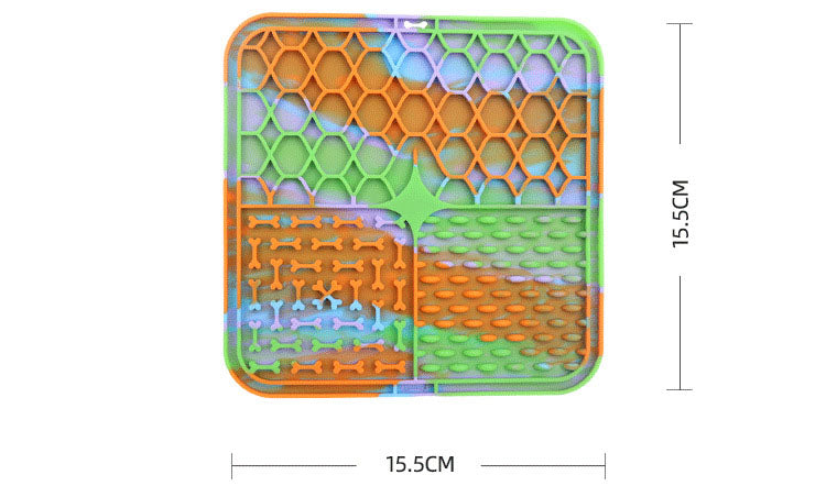 Silicone Dog Sucker Mat for Slow Feeding and Distraction