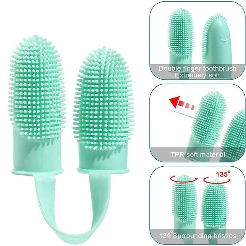 Flexible Finger Toothbrush for Pets