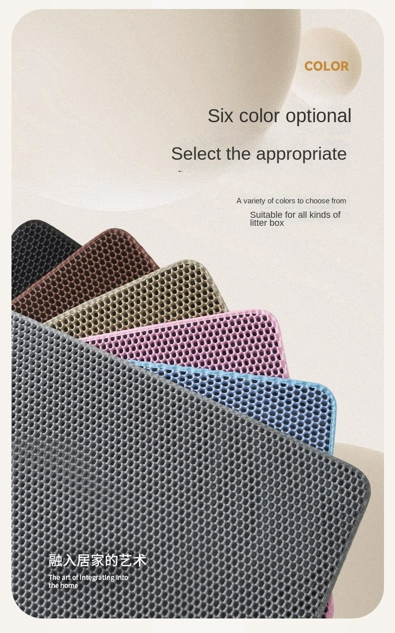 Double-Layer Waterproof Cat Litter Mat