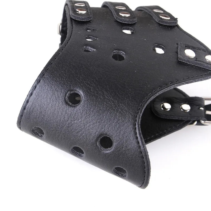 Soft Leather Dog Muzzle