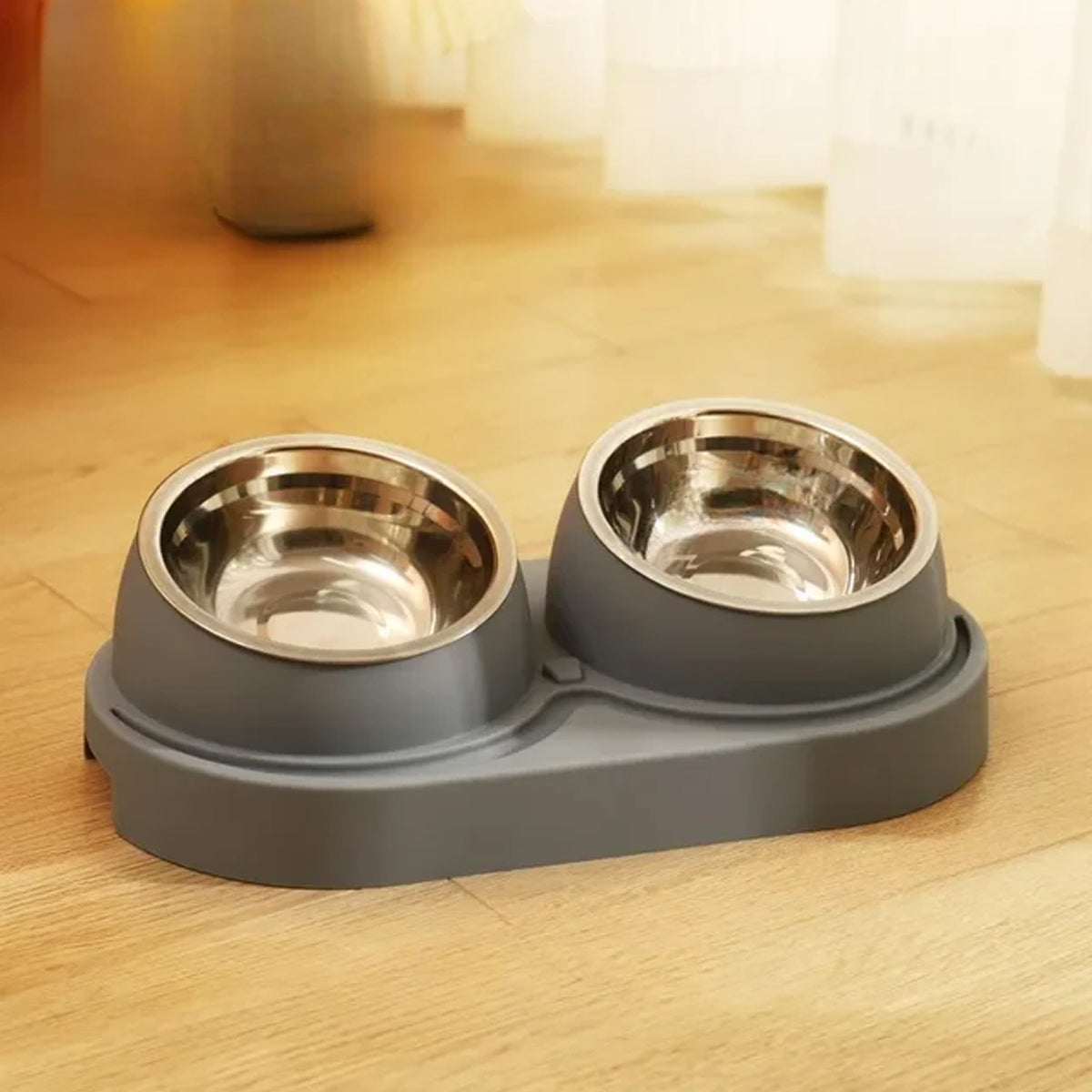 Macaron Pet Double Bowl for Cats and Dogs