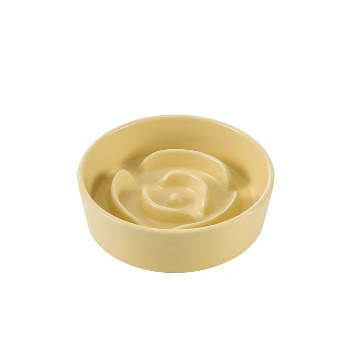 Ceramic Slow Food Bowl for Cats and Dogs