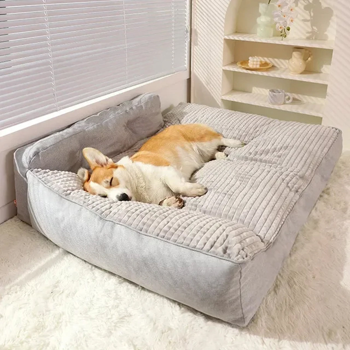 Warm Washable Dog and Cat Bed