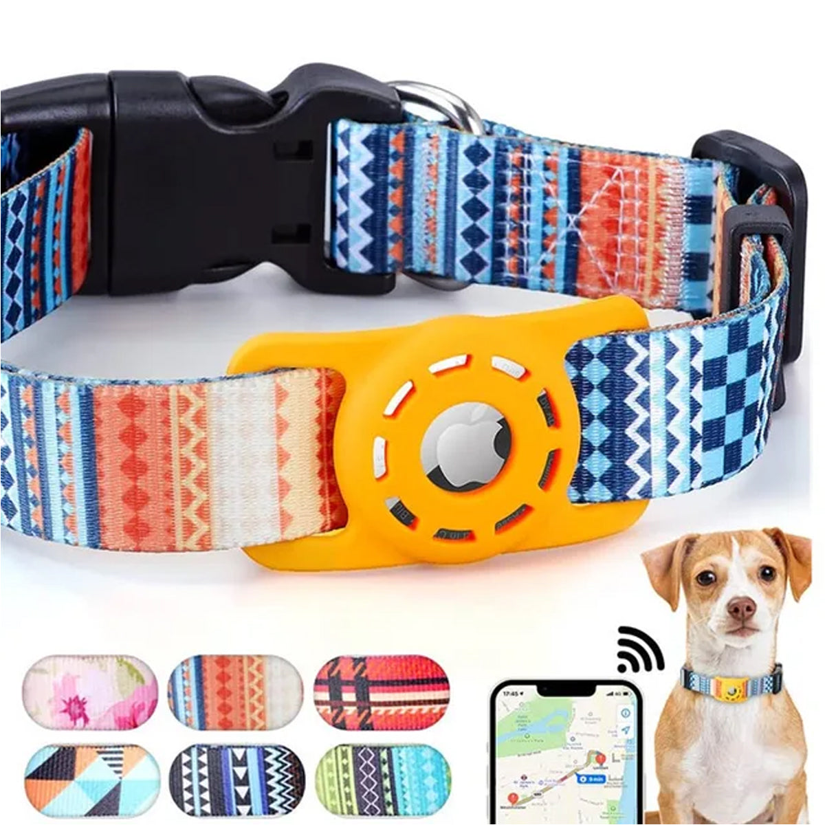 Reflective Airtag Collar for Dogs and Cats