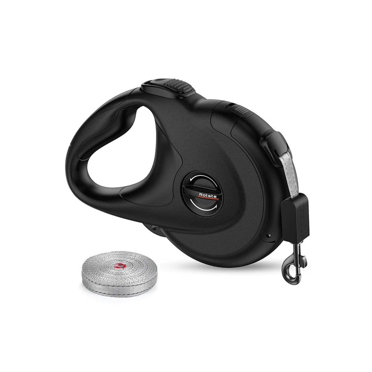 Retractable Dog Leash With One-Handed Lock