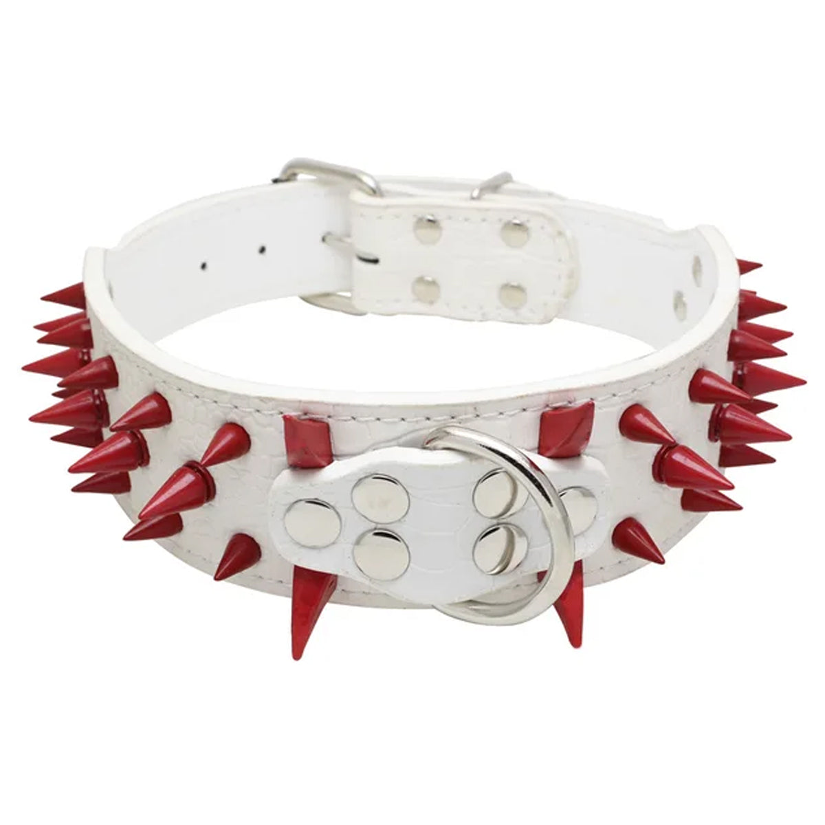 Wolf Tooth Spike Rivet Dog Collar
