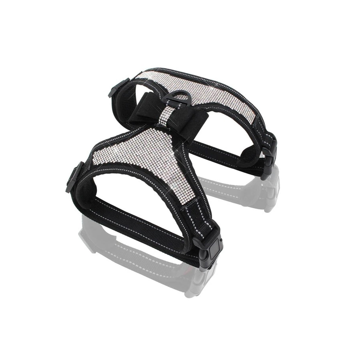 Reflective Rhinestone Dog Harness