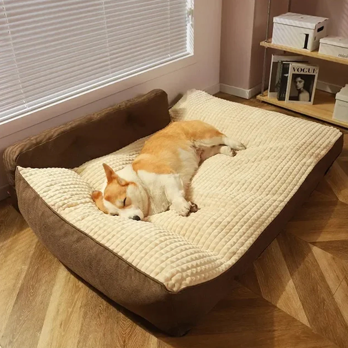 Warm Washable Dog and Cat Bed