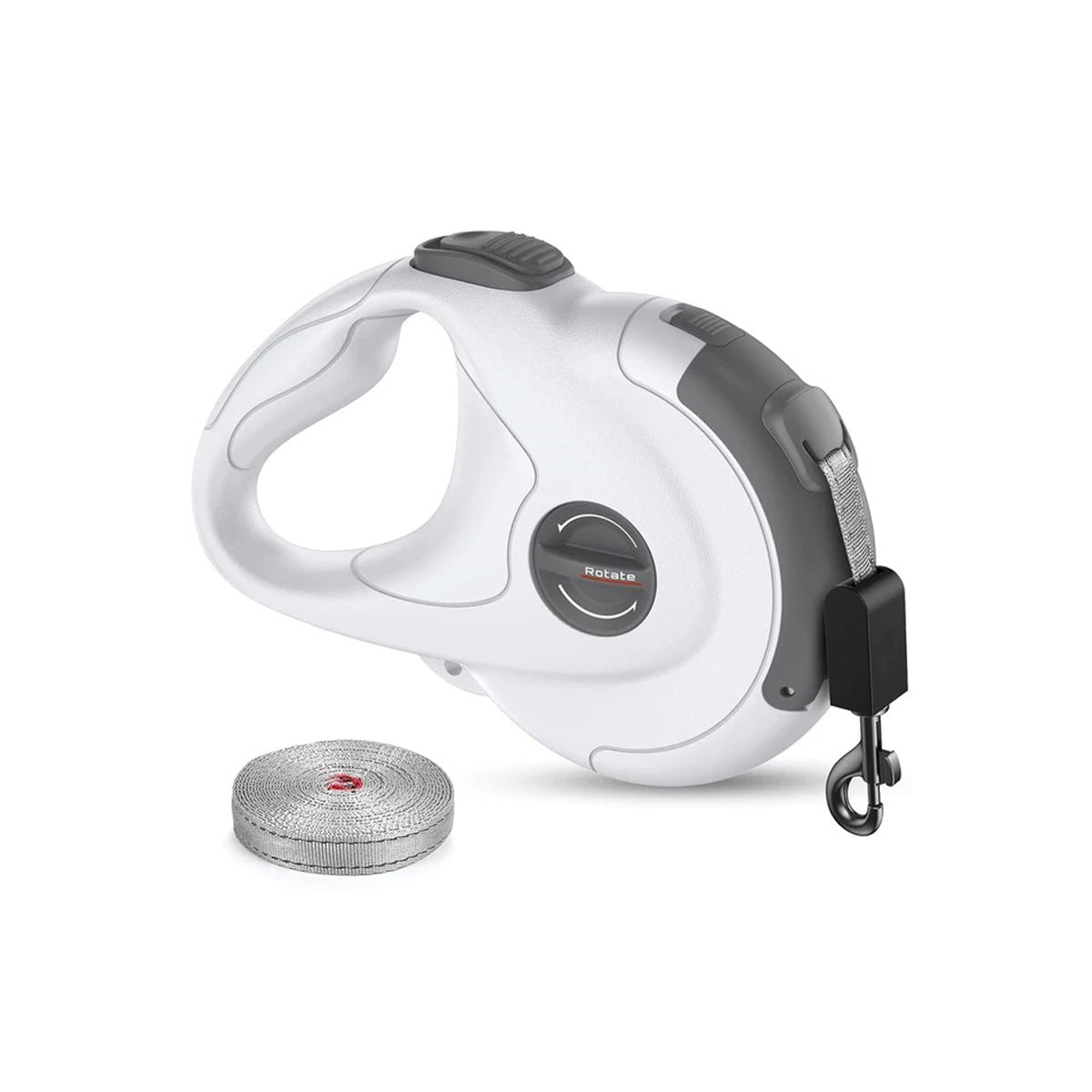 Retractable Dog Leash With One-Handed Lock