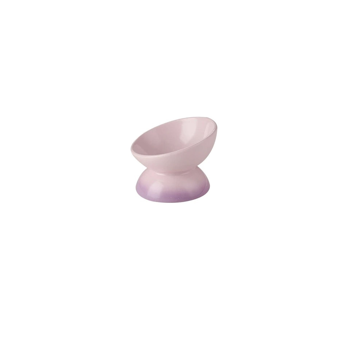 Gradient Ceramic Cat Bowl