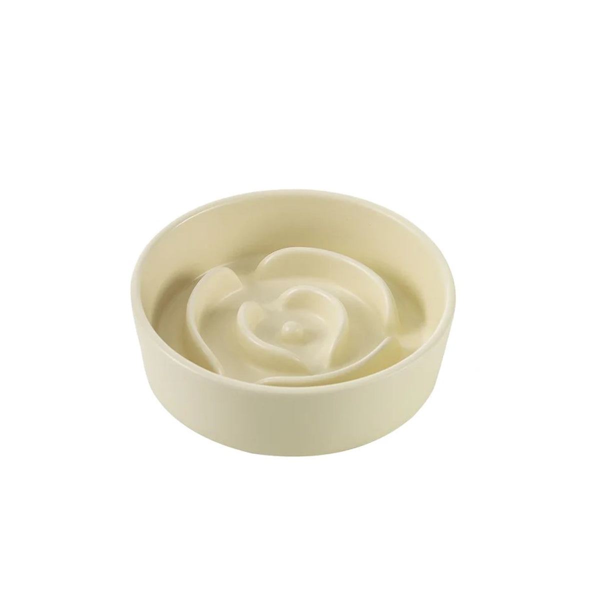 Ceramic Slow Food Bowl for Cats and Dogs