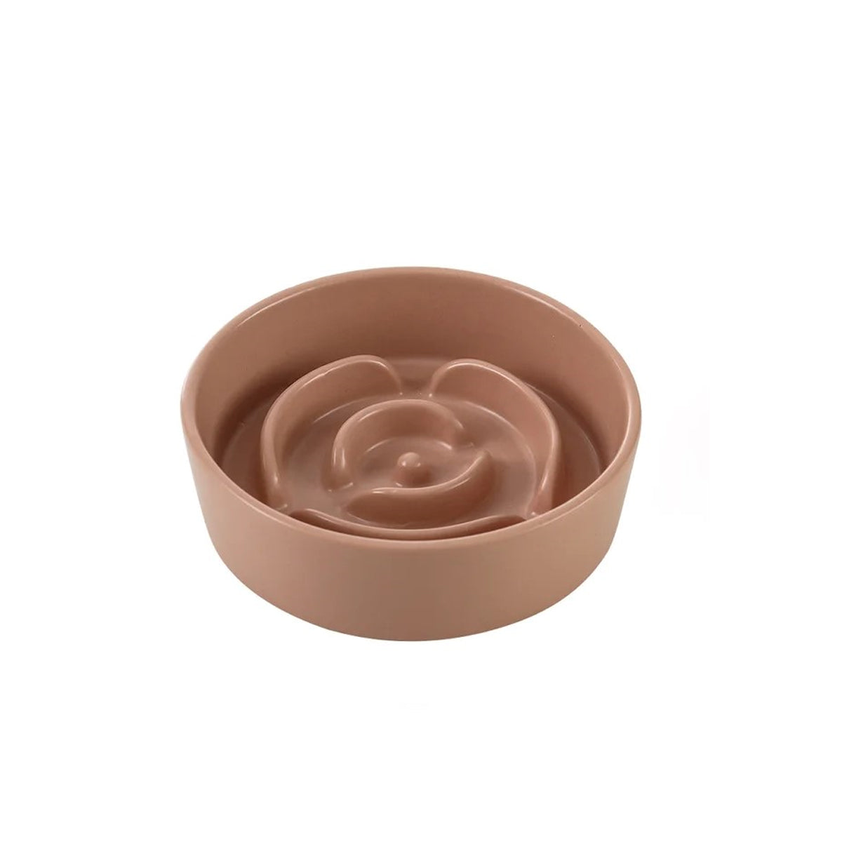 Ceramic Slow Food Bowl for Cats and Dogs