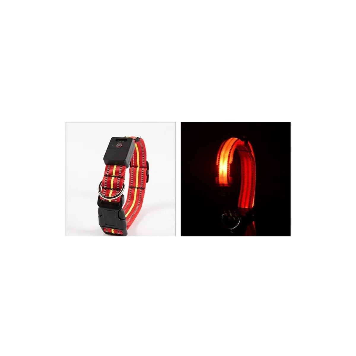 Comfortable USB Rechargeable LED Dog Collar
