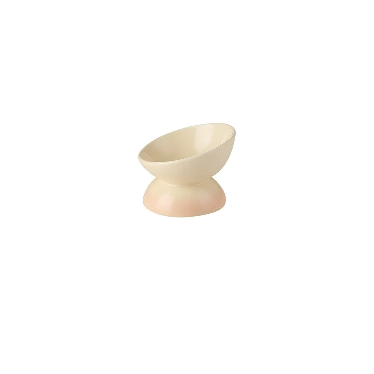 Gradient Ceramic Cat Bowl
