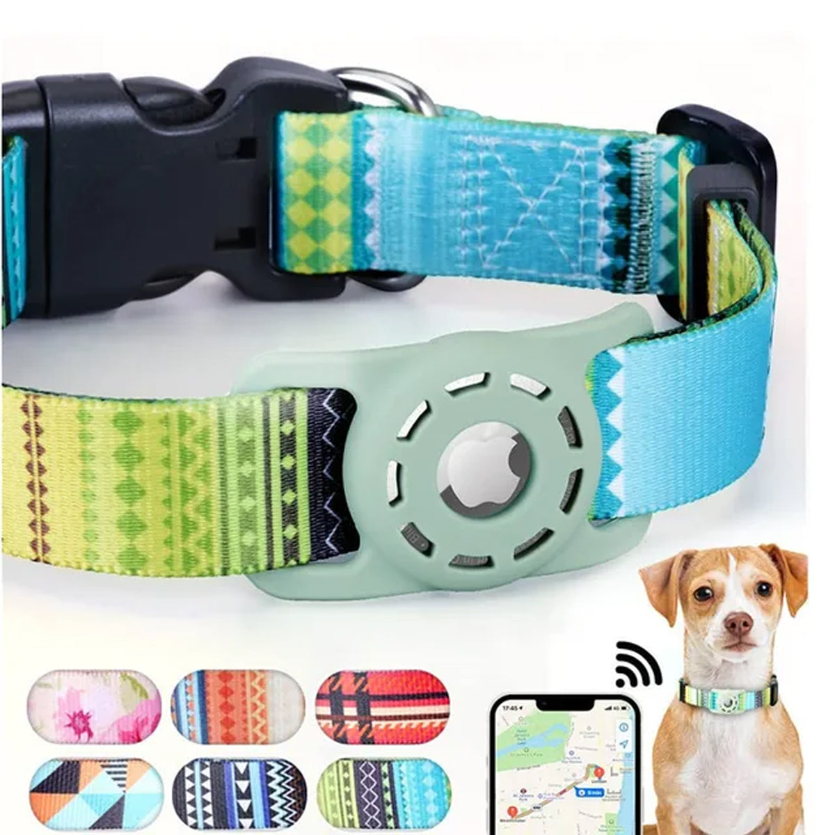 Reflective Airtag Collar for Dogs and Cats