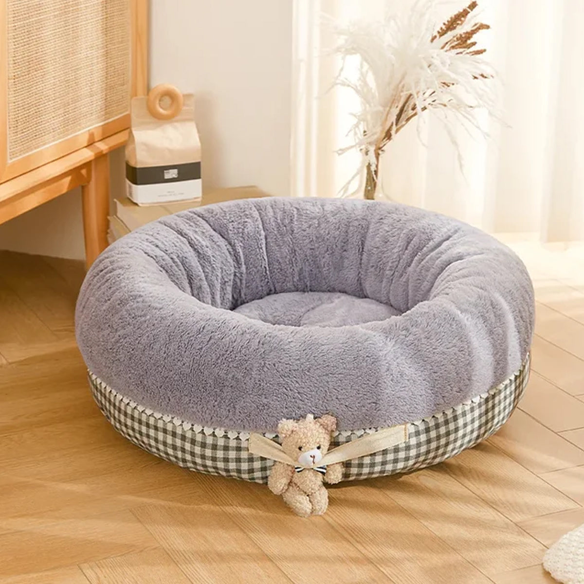 Thickened Velvet Pet Bed (Autumn/Winter)
