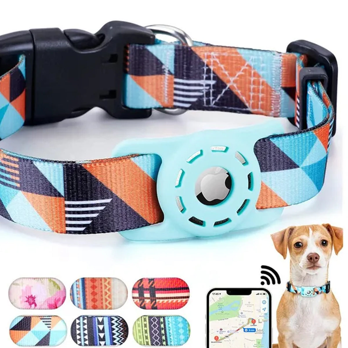 Reflective Airtag Collar for Dogs and Cats