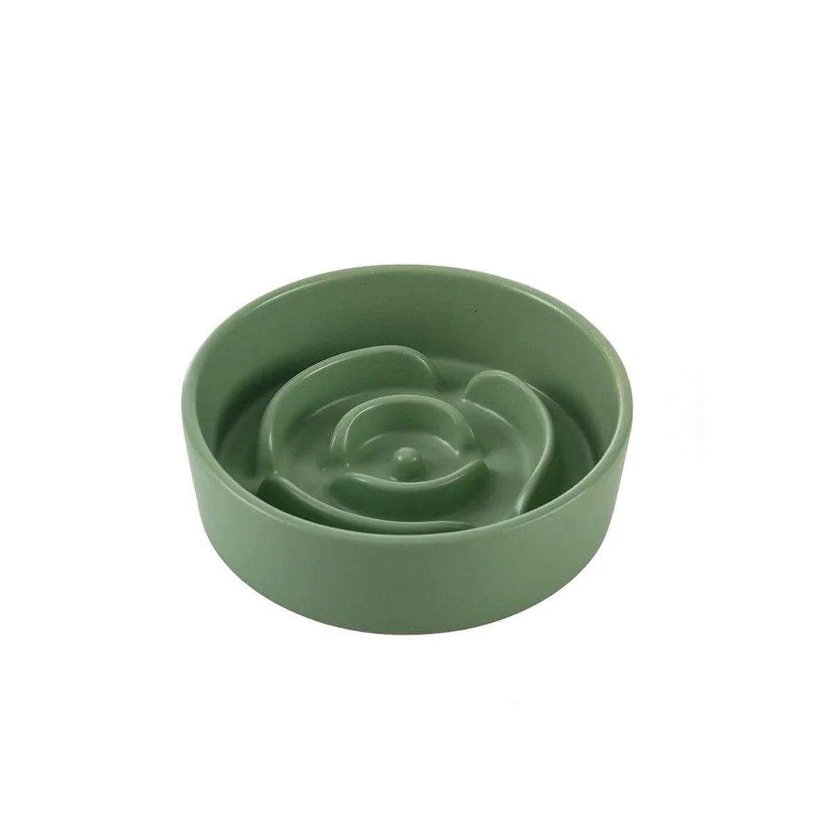Ceramic Slow Food Bowl for Cats and Dogs
