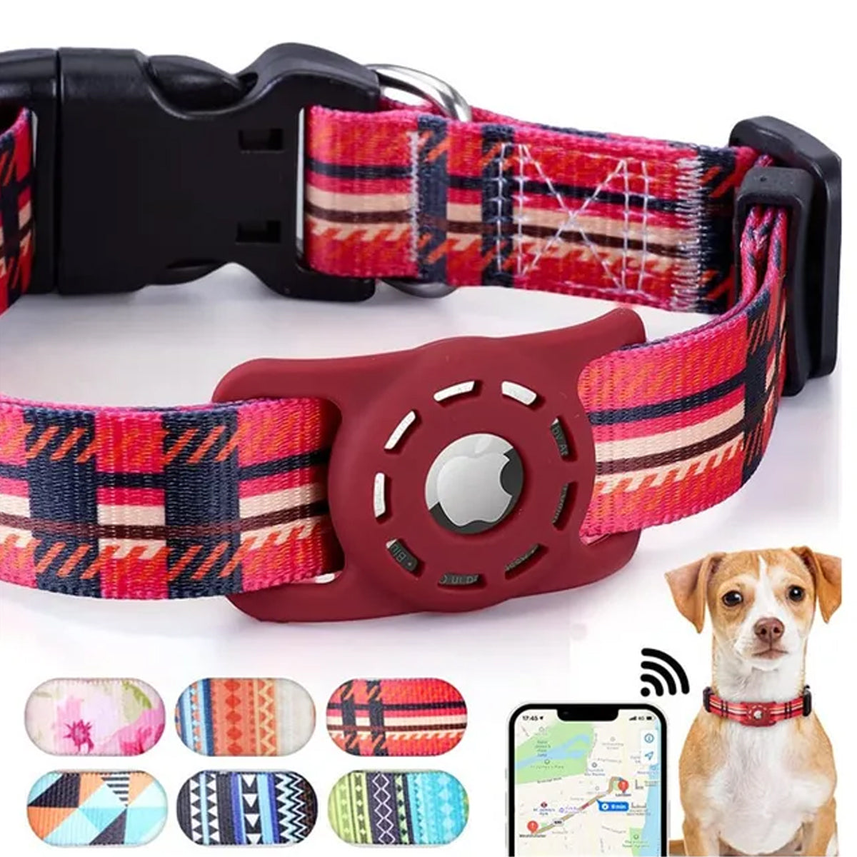 Reflective Airtag Collar for Dogs and Cats