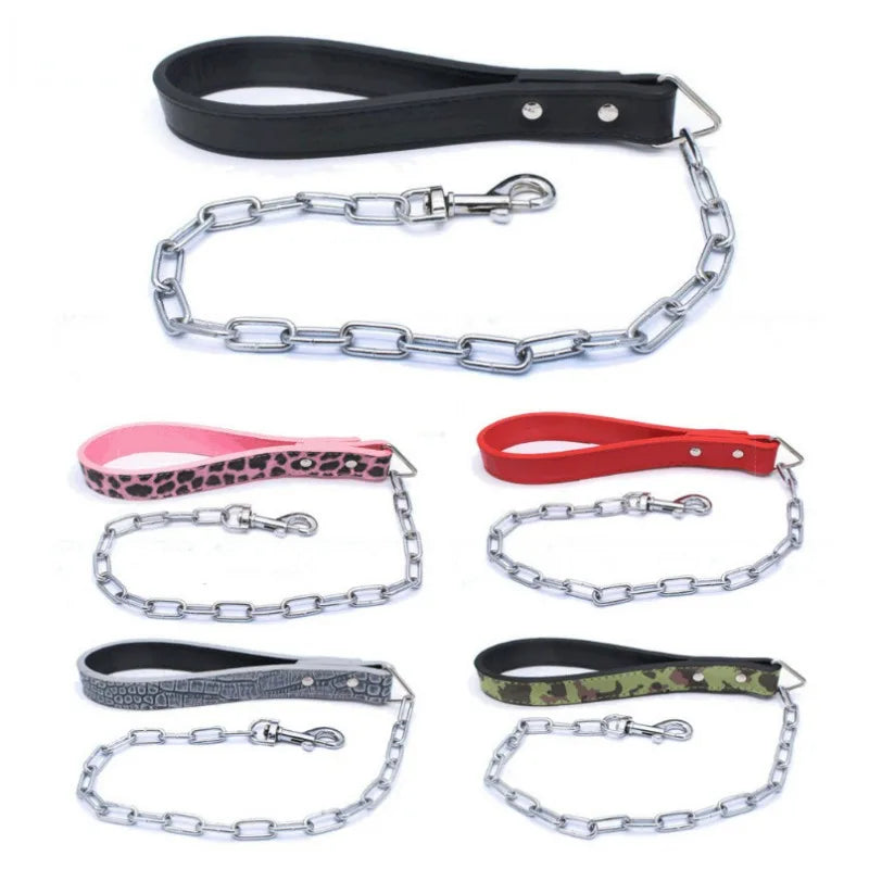 Spiked Studded Leather Bullet Rivets Dog Collar