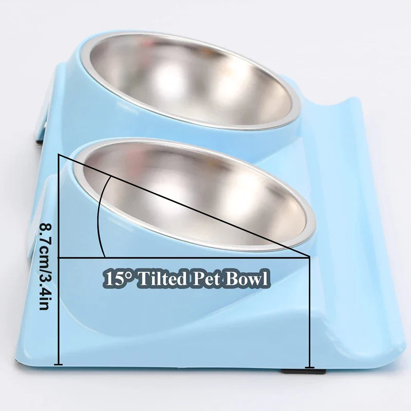 Elevated Stainless Steel Pet Bowls