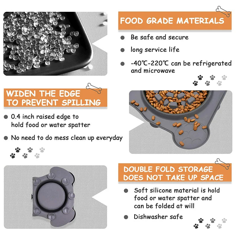 Stainless Steel Slow Feeder Bowl For Pets