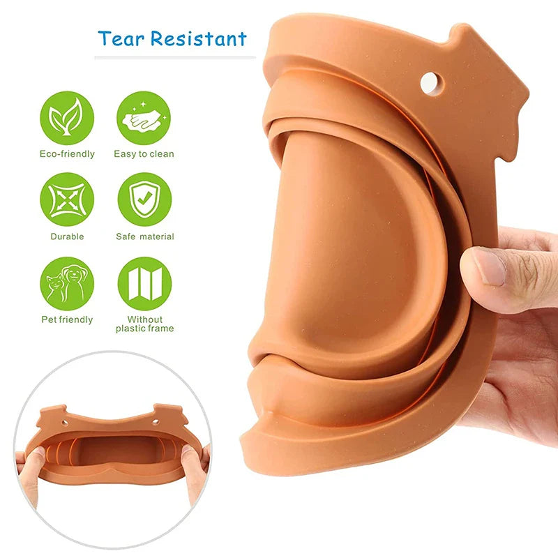 Portable Collapsible Silicone Dog Bowls
