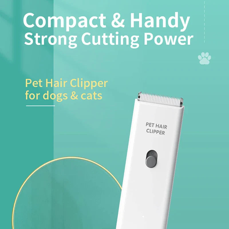 Portable Cordless Electric Pet Hair Trimmer