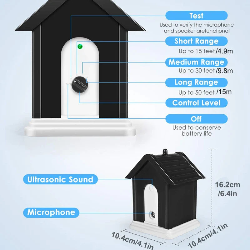 Adjustable Ultrasonic Dog Bark Deterrent