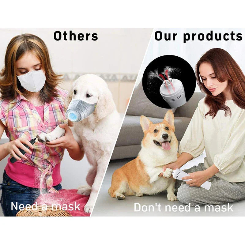 Efficient Dog Nail Grinder with Dust Suction