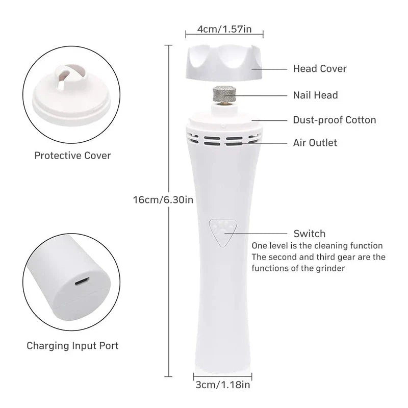 Efficient Dog Nail Grinder with Dust Suction