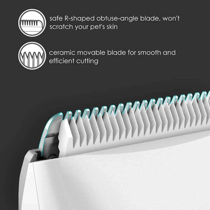 Powerful & Quiet Cordless Dog Clipper