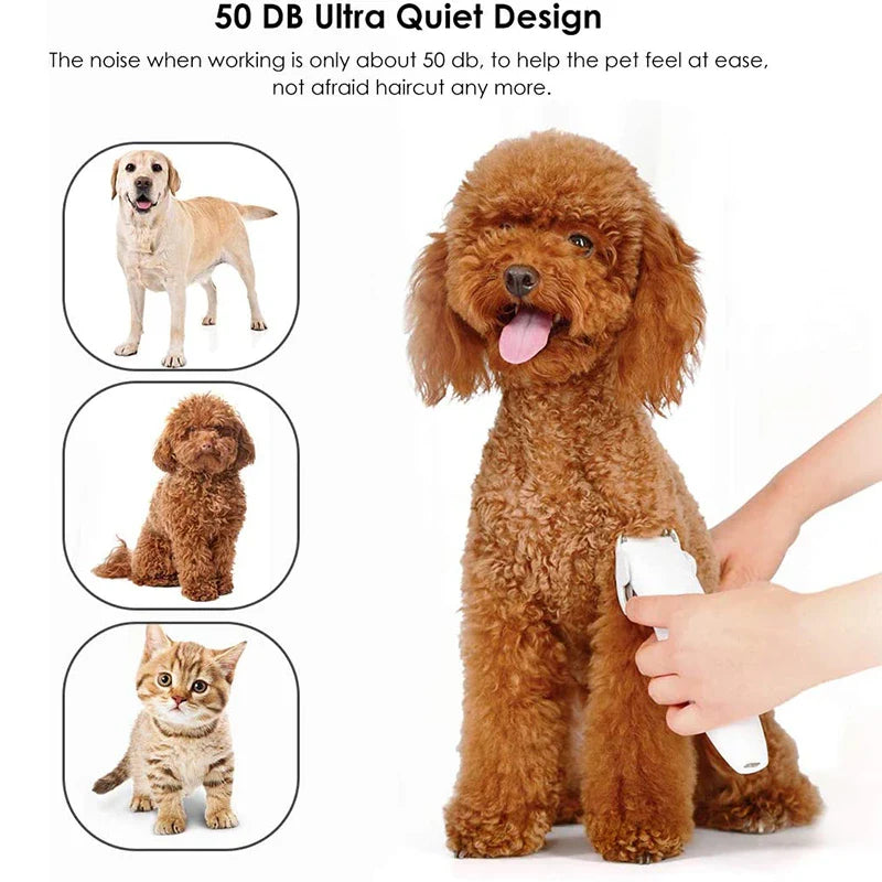 Powerful & Quiet Cordless Dog Clipper