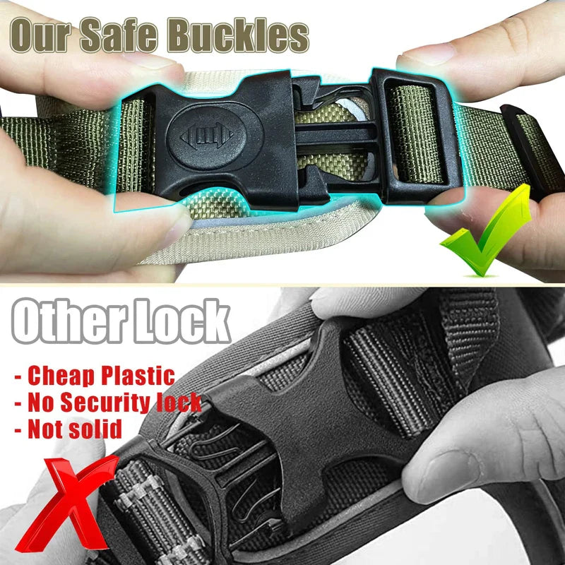 Reflective No Pull Harness (Padded, Heavy Duty)