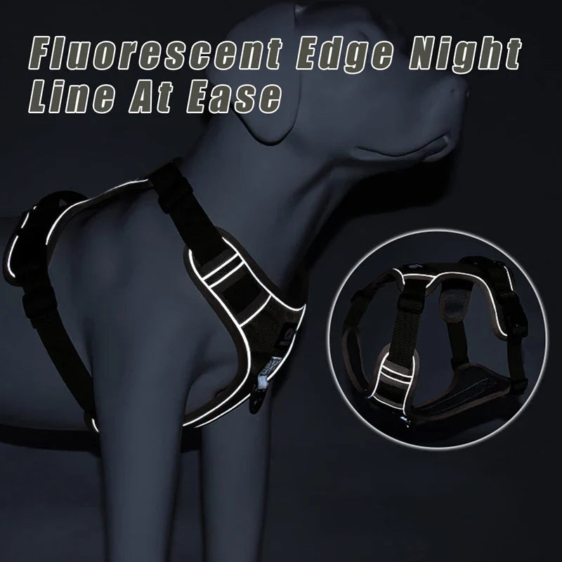 Reflective No Pull Harness (Padded, Heavy Duty)