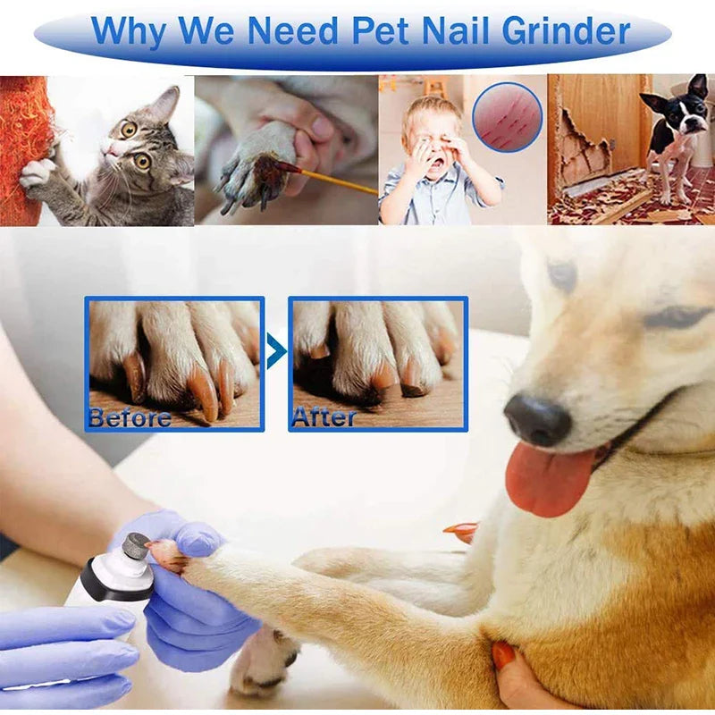 Rechargeable Nail Trimmers for Dogs and Cats