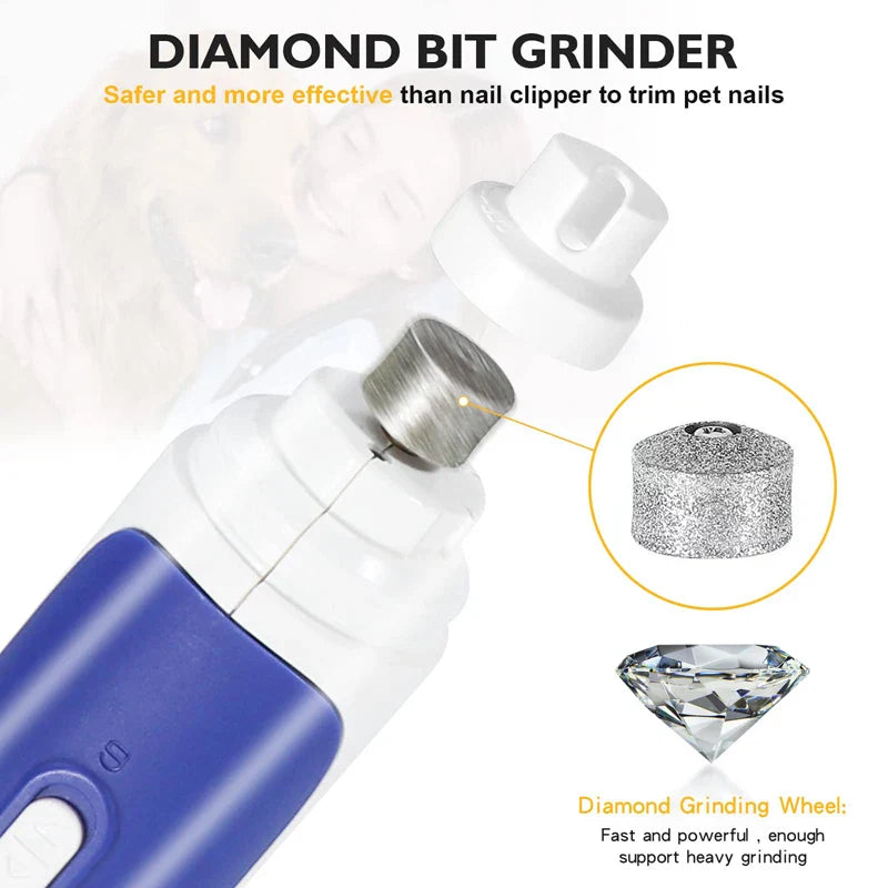 Powerful 2-in-1 Electric Pets Nail Clippers & Grinder