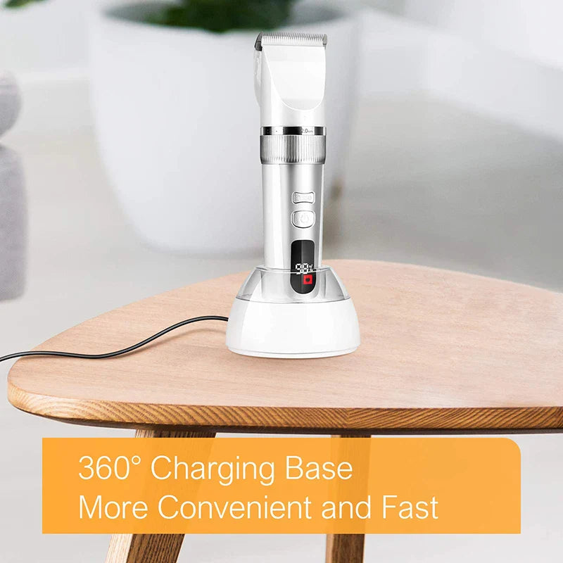 Cordless Dog Trimmer (LCD, Powerful)