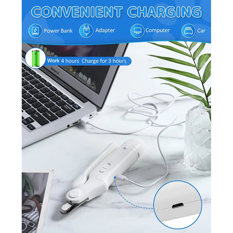 Professional 2-in-1 LED Pet Nail Clipper Grinder