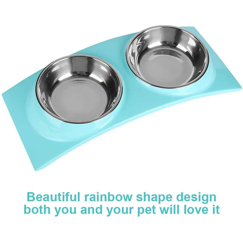 Elevated Double Dog Bowl with Stand
