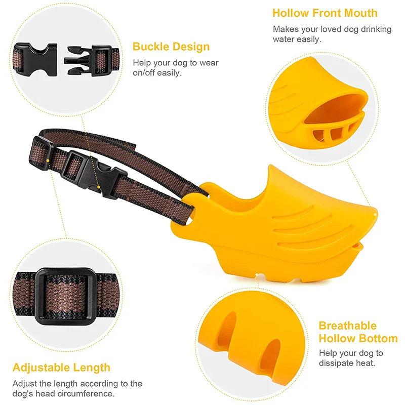 Soft Silicone Dog Muzzle
