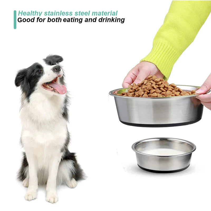 Non-Slip Stainless Steel Dog Bowl