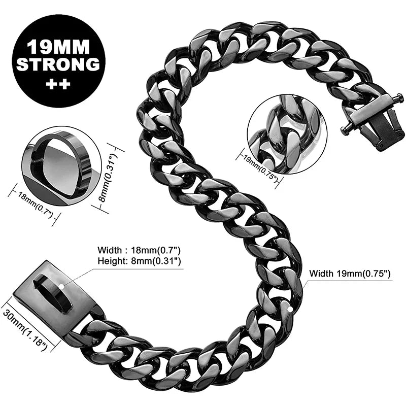 Strong Cuban Link Dog Choke Collar