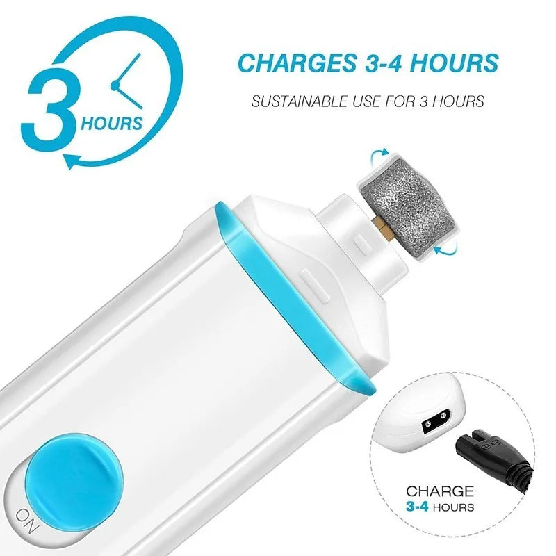 Ultra-Quiet Electric Pet Nail Grinder Set