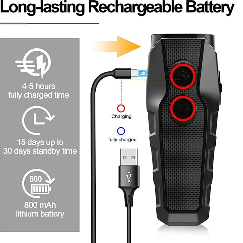 Ultrasonic Dog Repeller with LED Flashlight