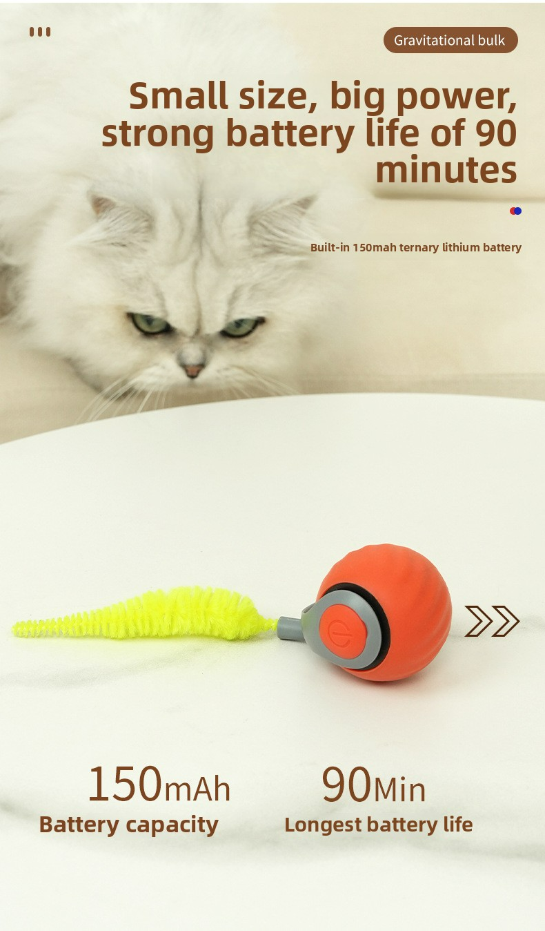 Cat Interactive Ball Toy Automatic Rolling Ball