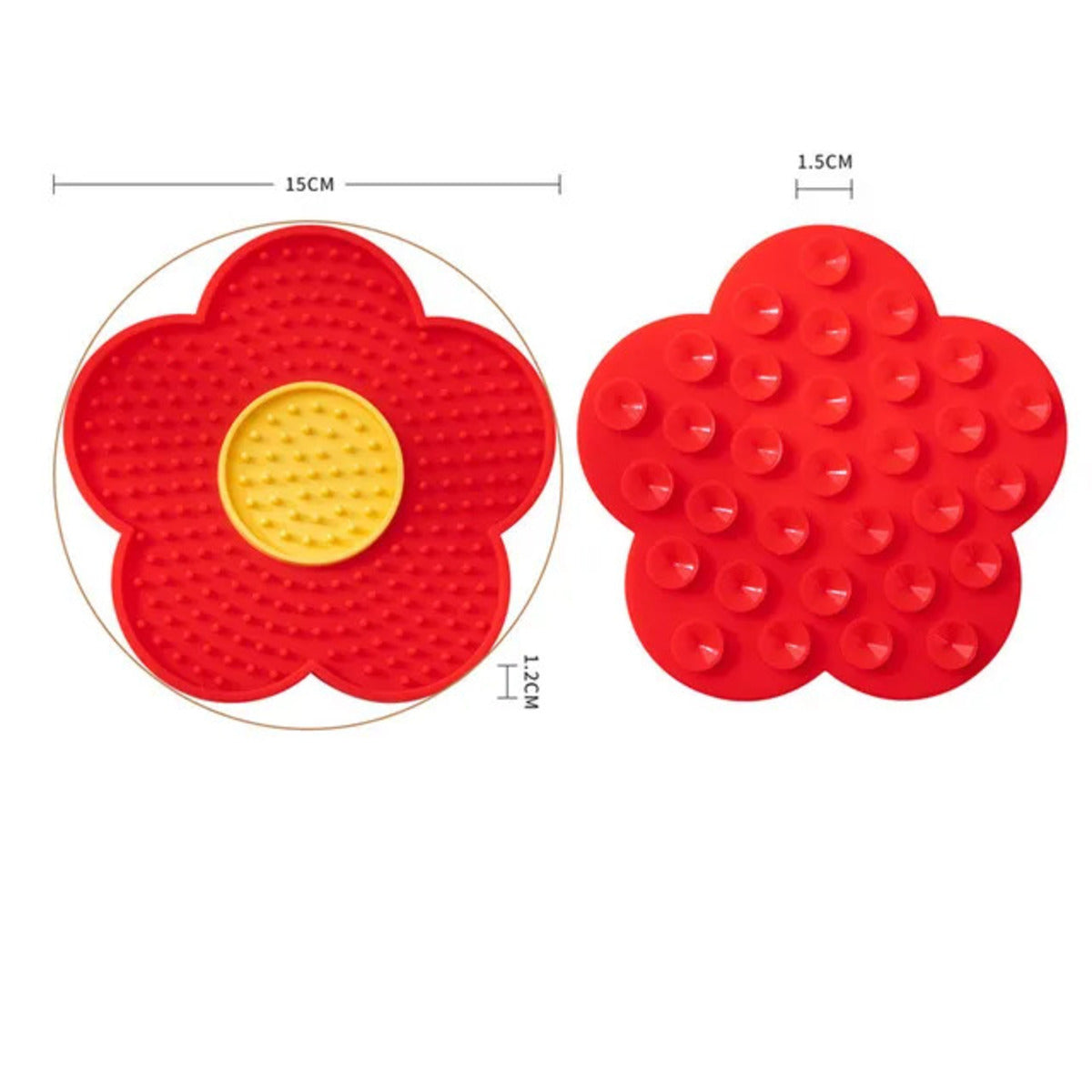 Adorable Licking Pad: Sunflower Shape Silicone Pet Treat Mat